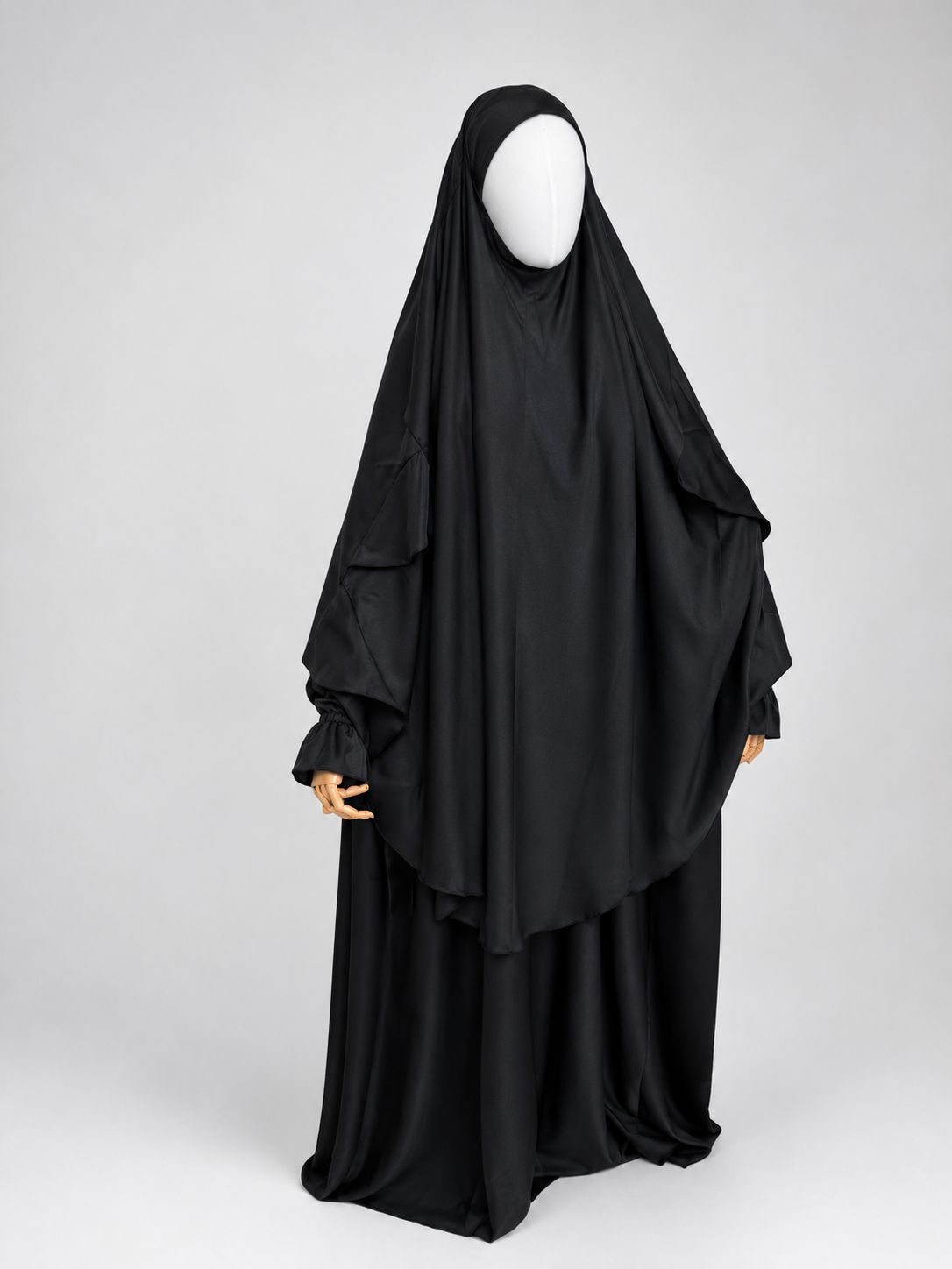 BLack Khimar + Niqab Set